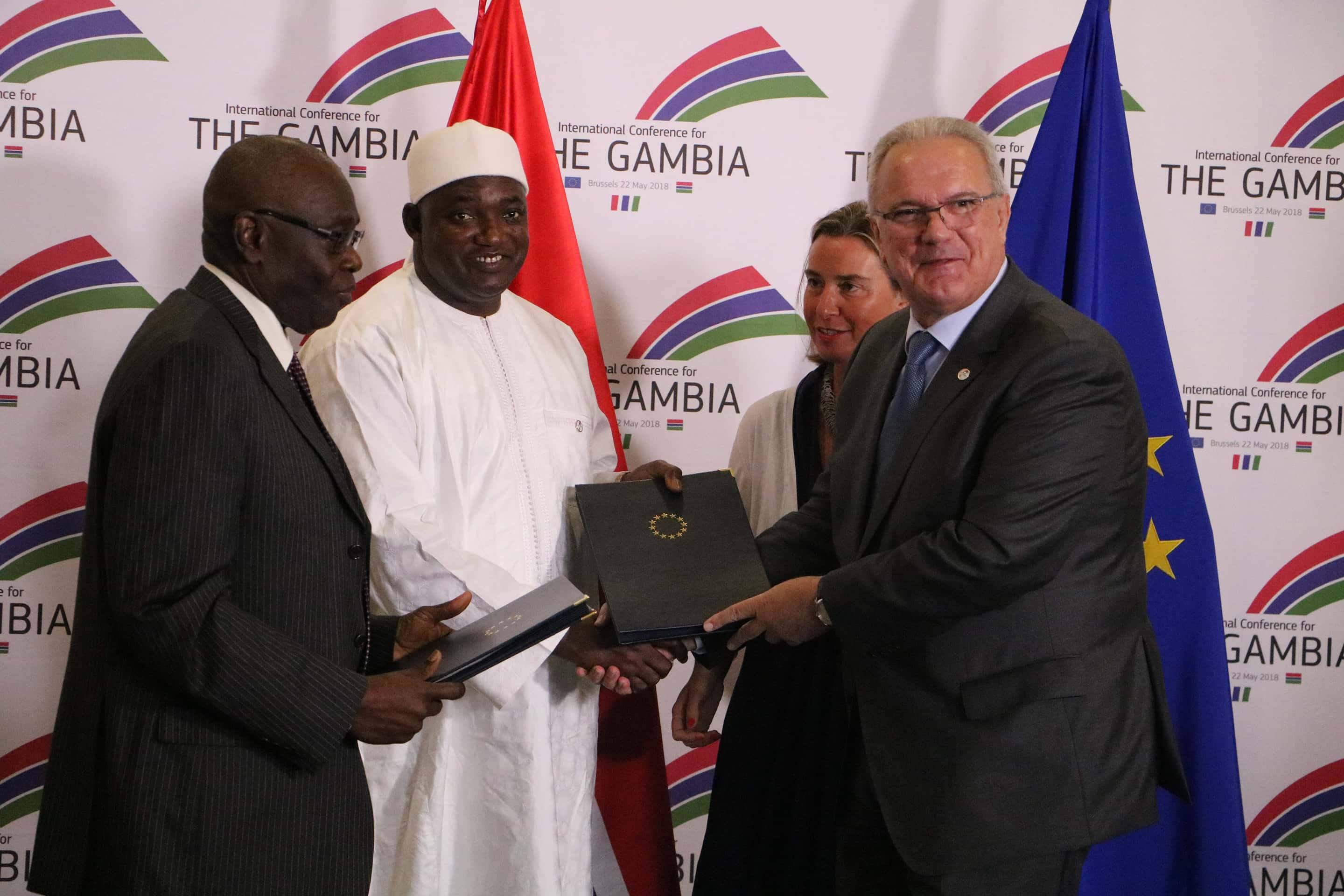 President Barrow mobilises €1.45 Billion in Brussels