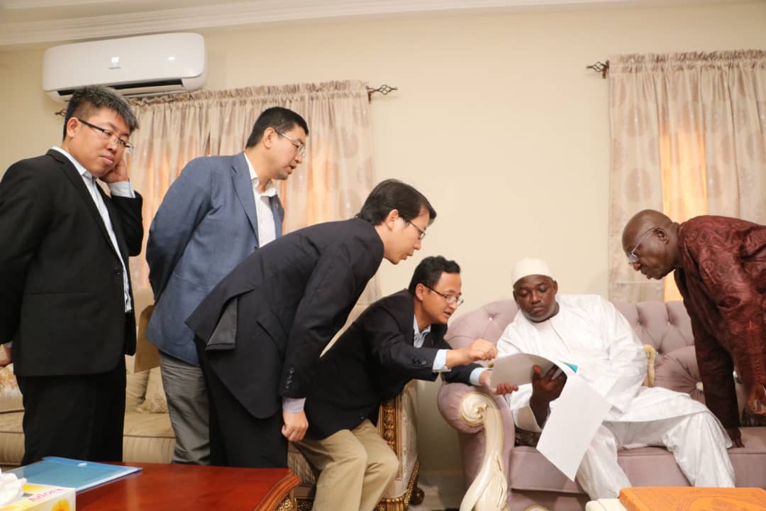 URR BRIDGES AND ROAD NETWORK DESIGNS PRESENTED TO PRESIDENT BARROW