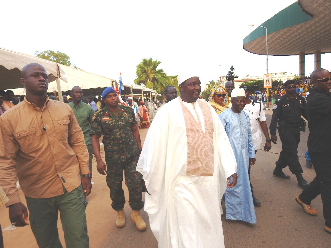 President Barrow promises massive infrastructural interventions in Banjul, KM