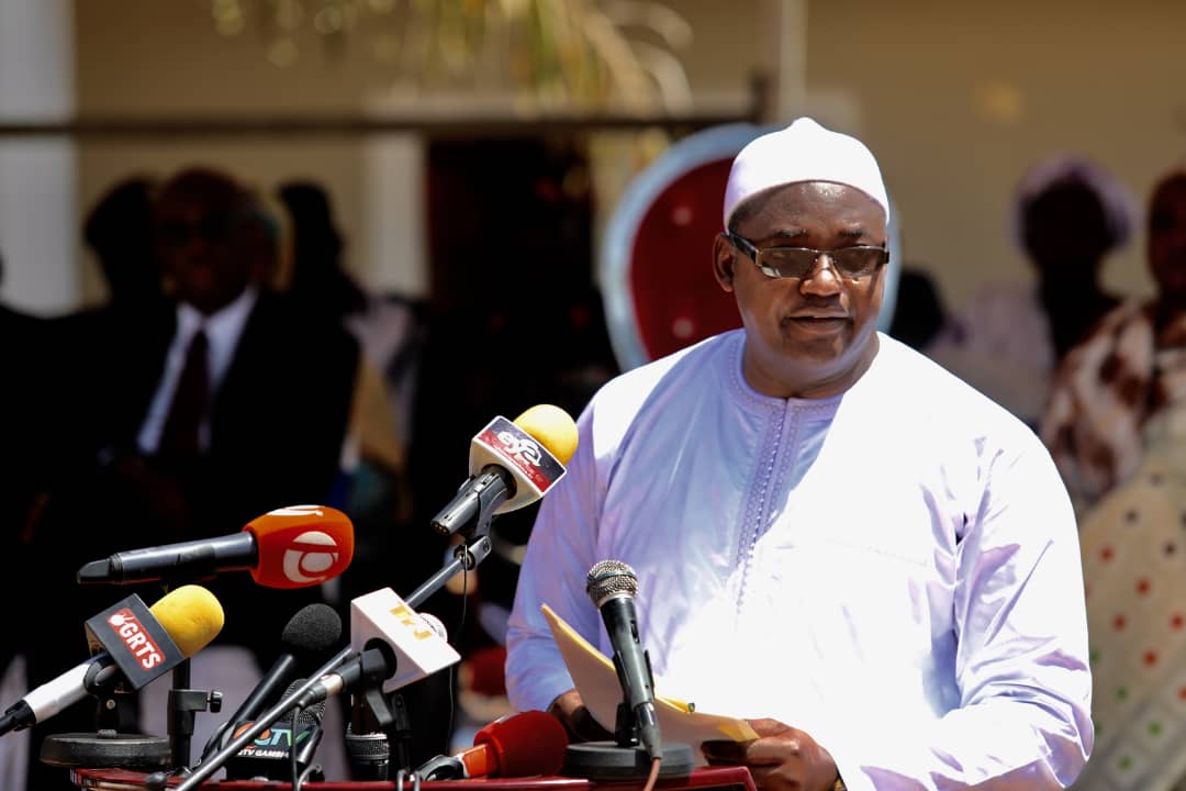 President Barrow Monday morning launched the Truth, Reconciliation and Reparations Commission