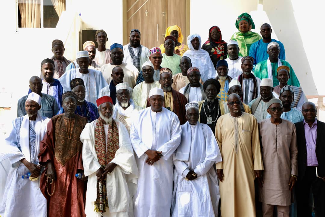 Caliph General of Medina Serigne Mass pays courtesy call on President Barrow