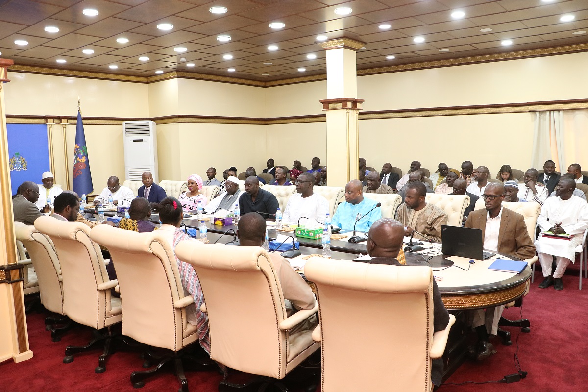 Ministries of Agriculture, Fisheries and Environment brief President Barrow