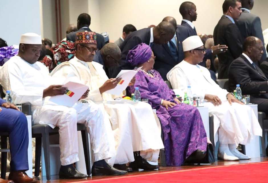 President Barrow among world leaders attending President Macky Sall's inauguration.