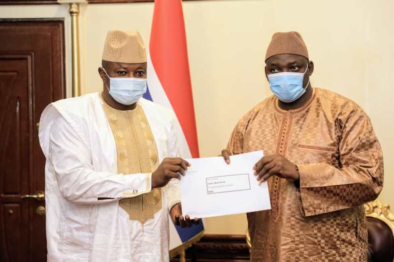 President Barrow Receives Special Envoy, Botche Cande
