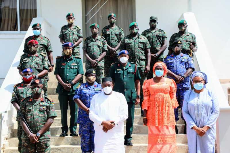 ‘President Barrow enthusiastic, committed to the Armed Forces’ – CDS