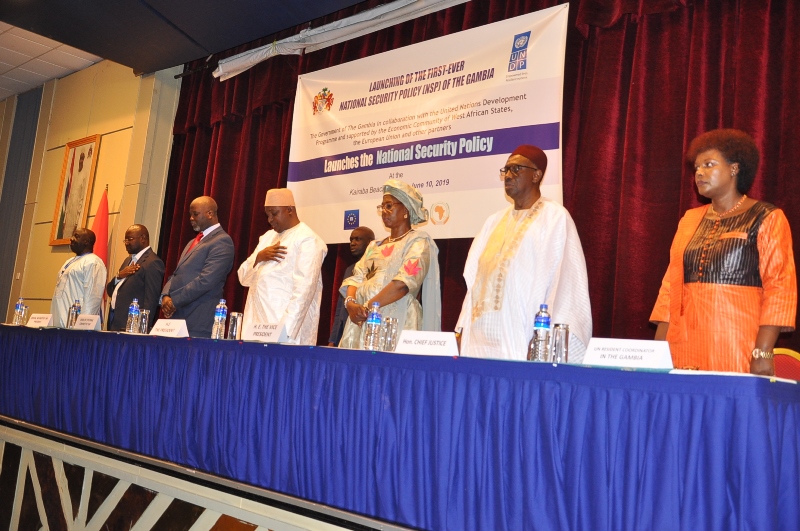 President Barrow Launches Gambia’s First-ever National Security Policy