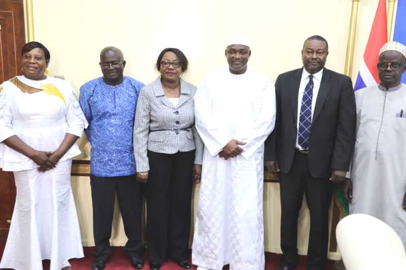 President Barrow: My government will safeguard the autonomy of the new Human Rights Commission