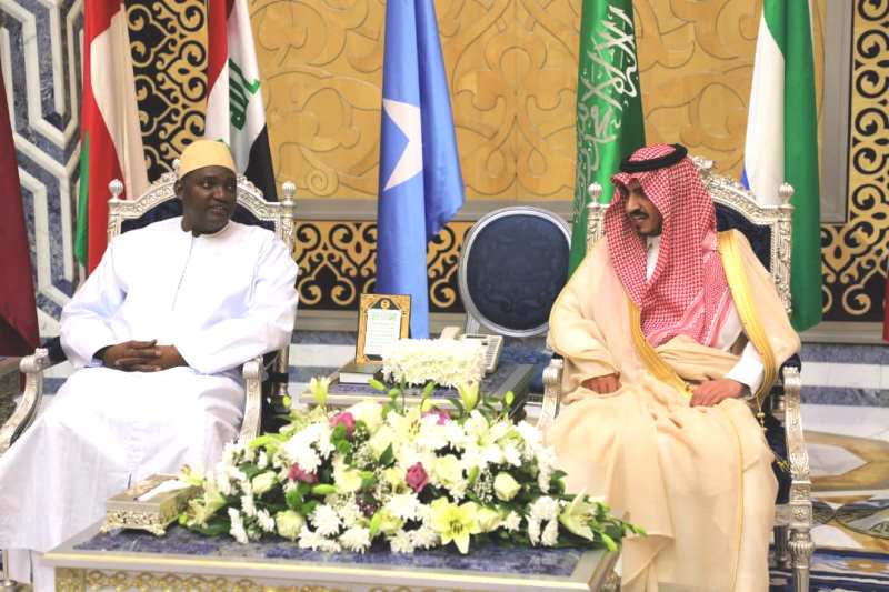 President Barrow Thursday arrived in Saudi Arabia for the 14th OIC Summit on the theme “Makkah Summit: Together for the Future"