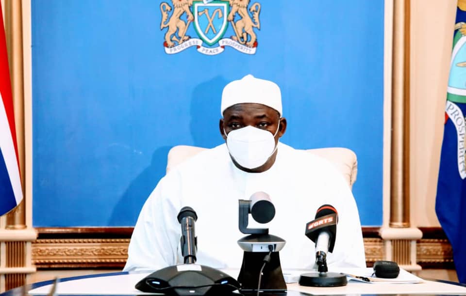 President Barrow participates in ECOWAS Heads of State Extraordinary Virtual Summit on Mali