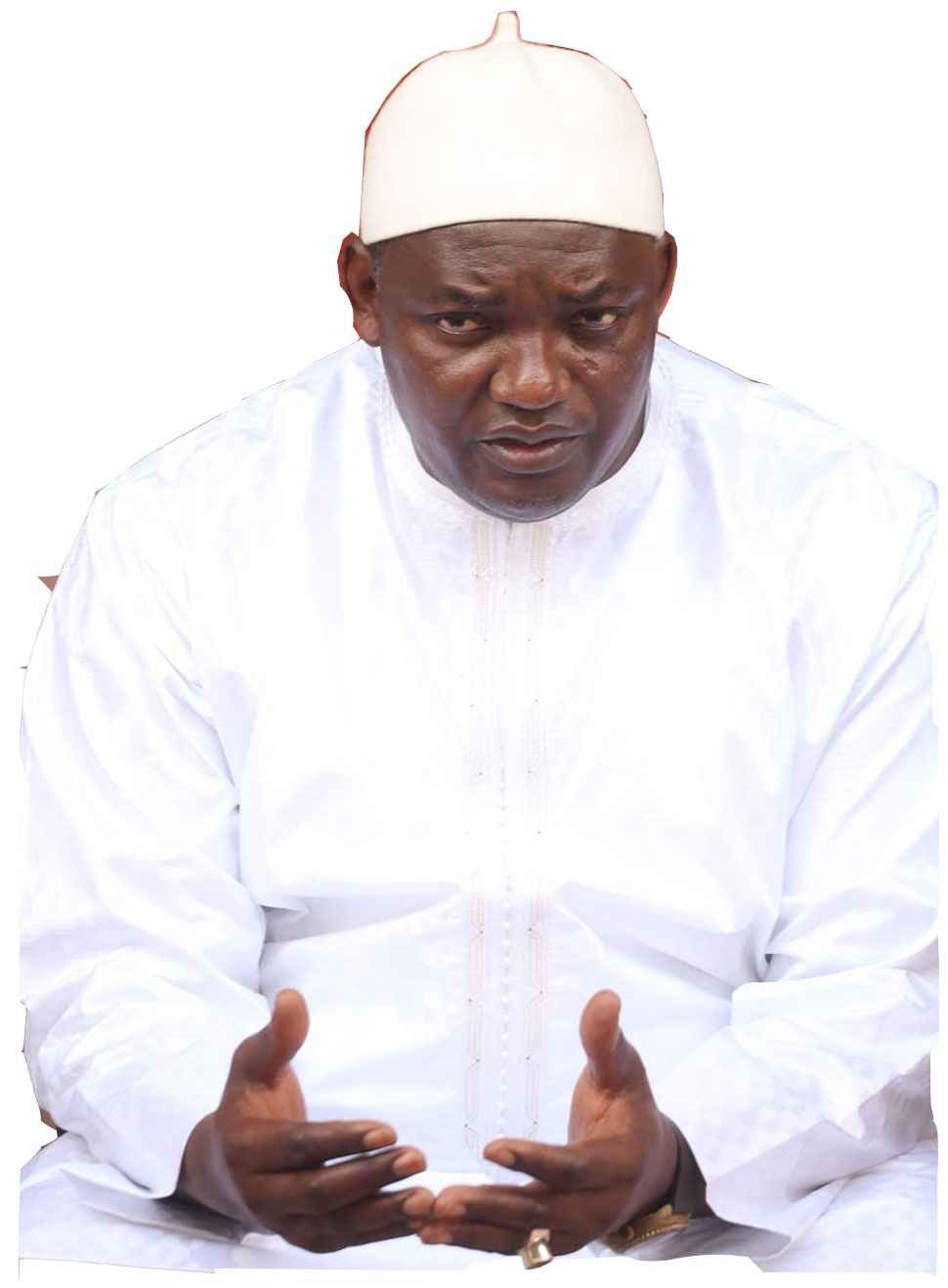 President Adama Barrow Pays Condolence to the Family of Aja Asombi Bojang