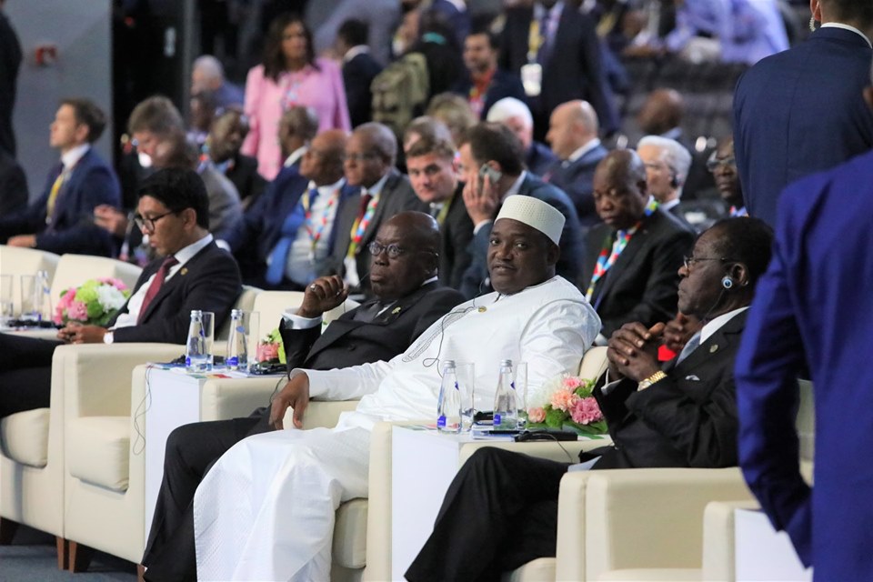 NEWS RELEASE President Barrow Participates in First-ever Russia-Africa Summit