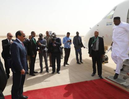 President Barrow Pays a 2-Day Official Visit to the Islamic Republic of Mauritania hosted by His Excellency President Mohamed Ould Abdel Aziz 