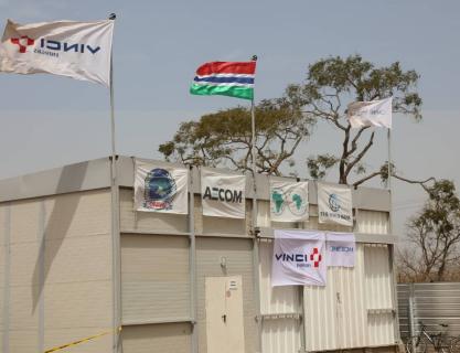 Laying of the Foundation Stone for a $700 Million OMVG Hydro-power Plant in Soma, LRR