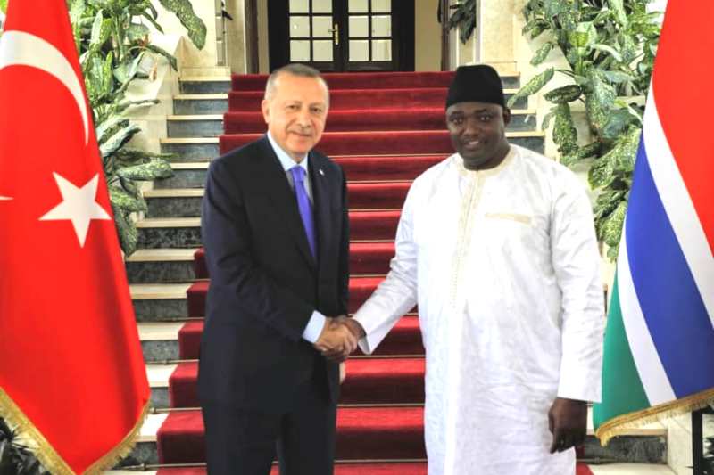 President Barrow: "I will seize this opportunity to thank Your Excellency for the goodwill, friendship and strong ties of cooperation between Turkey and The Gambia"