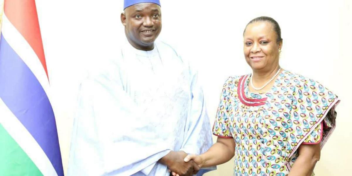 UN Representative bids farewell to President Barrow